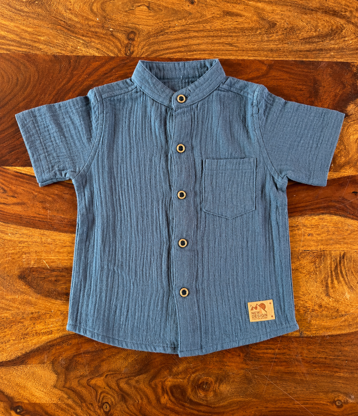 Organic Muslin Shirt & Pant Set for Kids