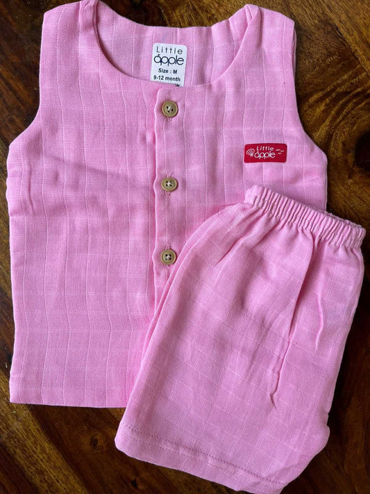 Organic Muslin Jabla with Shorts