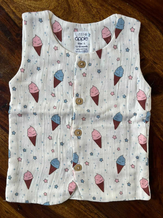 Pure Organic Muslin Cotton Jabla