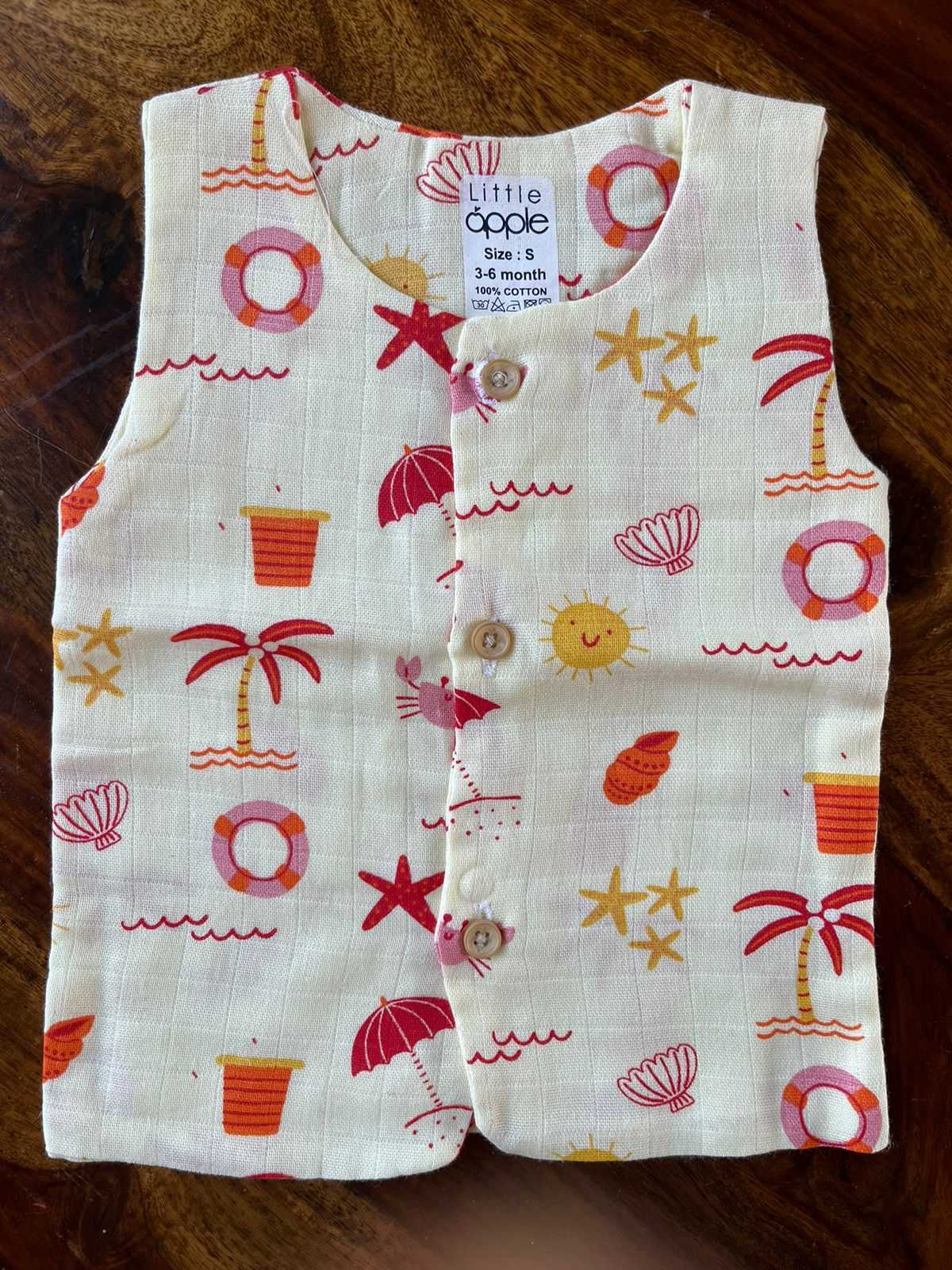Pure Organic Muslin Cotton Jabla