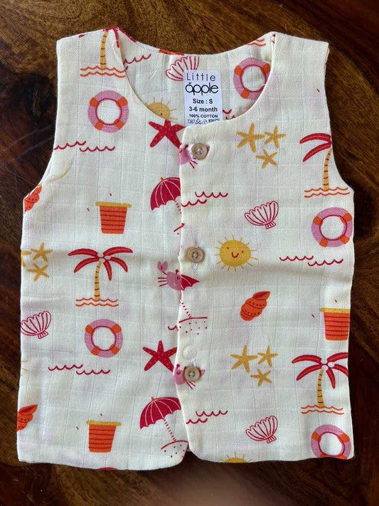 Pure Organic Muslin Cotton Jabla