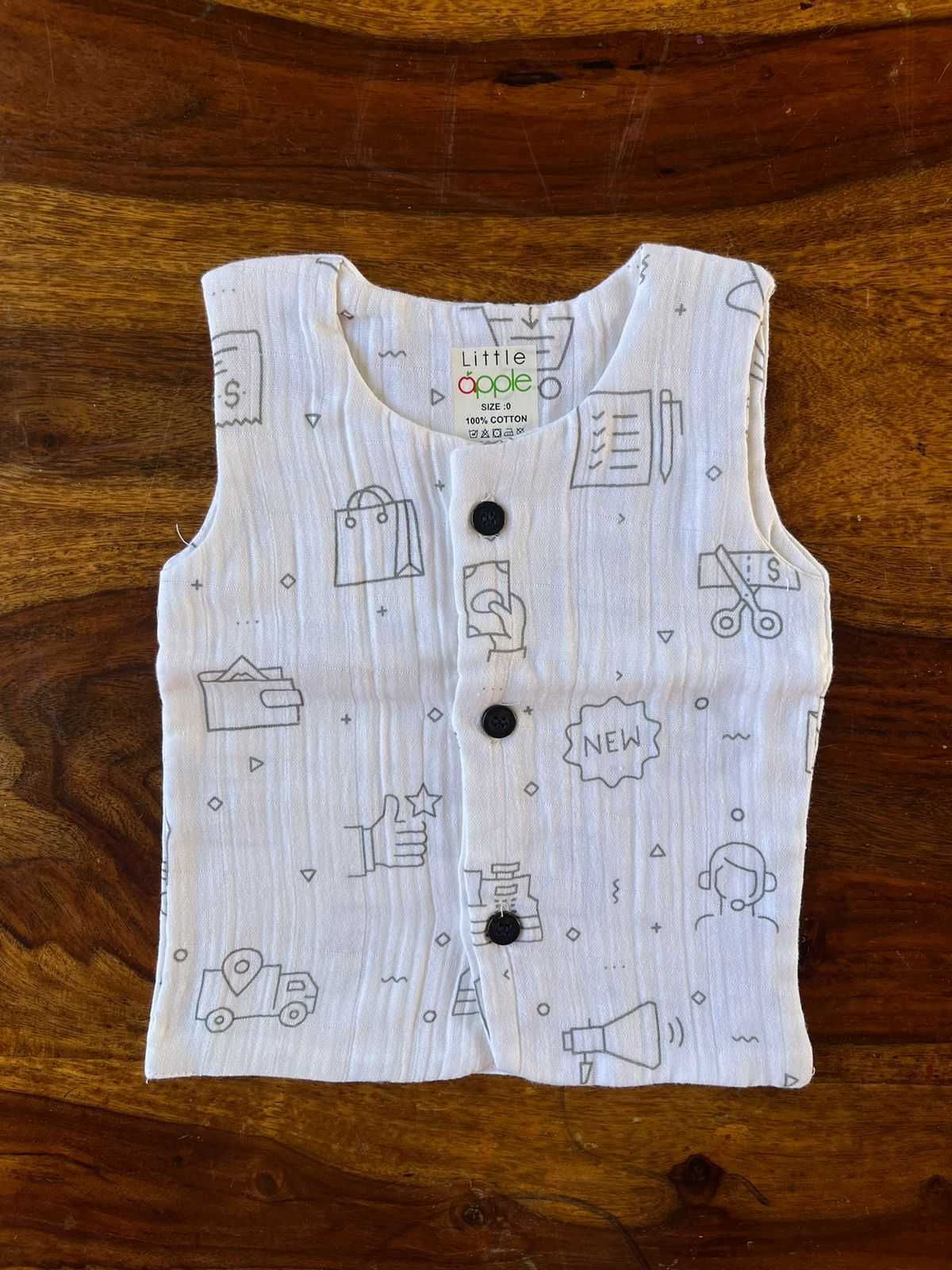 Pure Organic Muslin Cotton Jabla