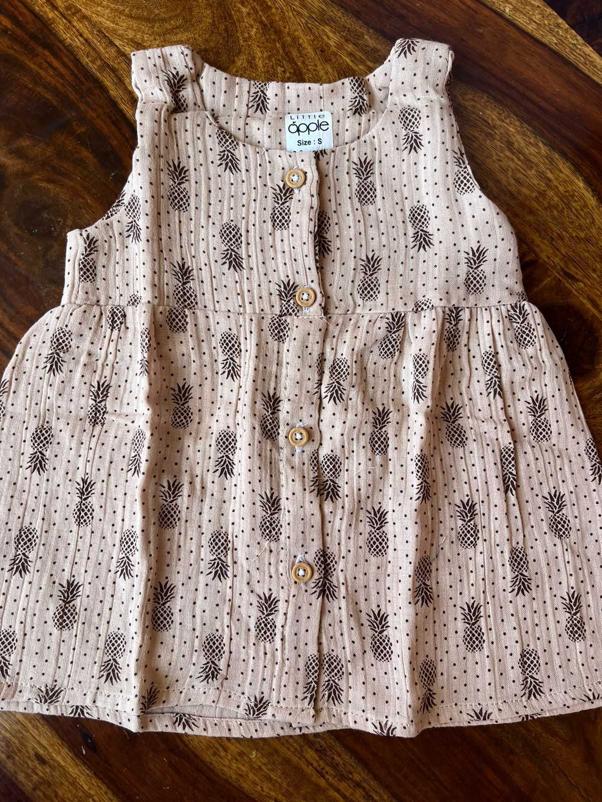 Organic Muslin Baby Frock