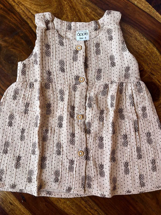Organic Muslin Baby Frock
