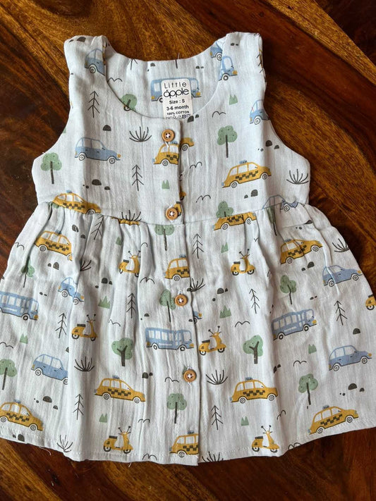 Organic Muslin Baby Frock