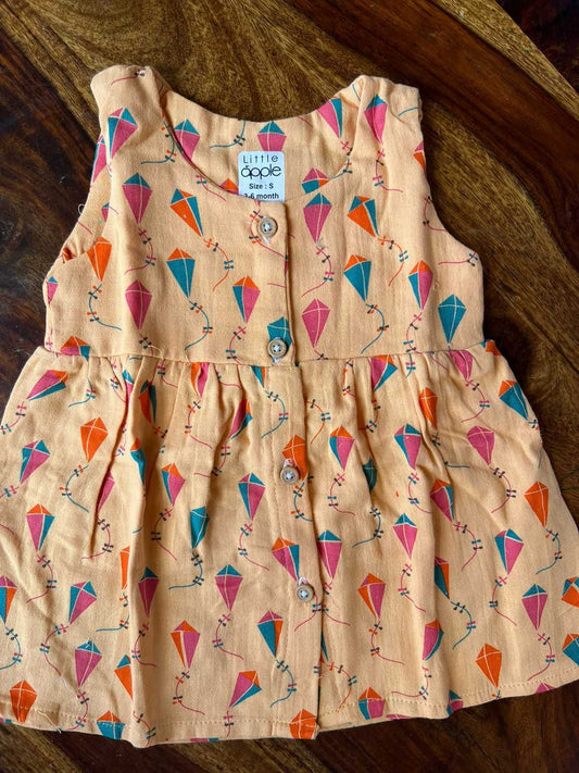 Organic Muslin Baby Frock