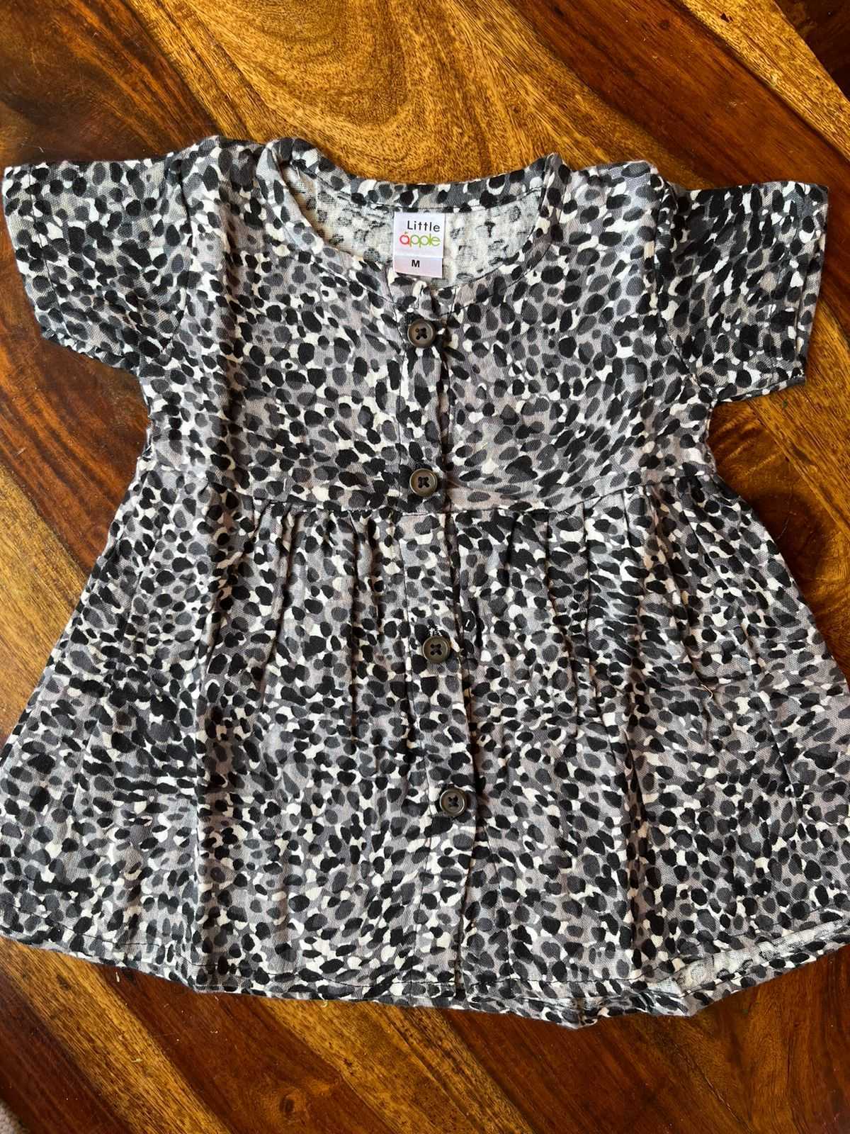 Organic Muslin Half-Sleeve Frock