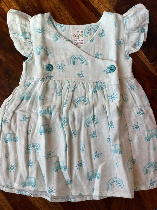 Organic Muslin Kimono Dress