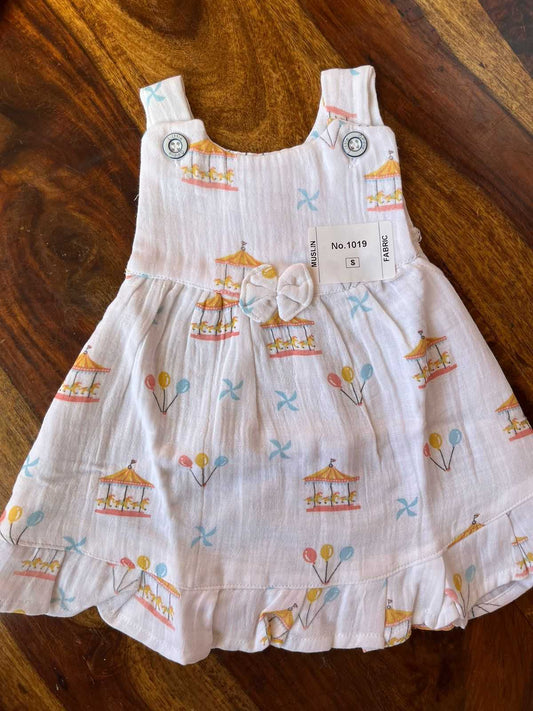 Organic Muslin Flared Dress