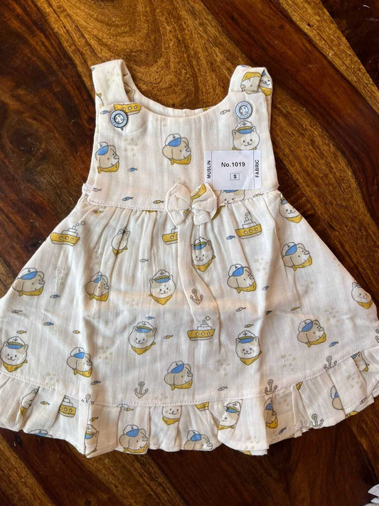 Organic Muslin Flared Dress