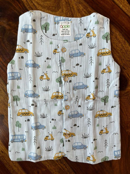 Pure Organic Muslin Cotton Jabla