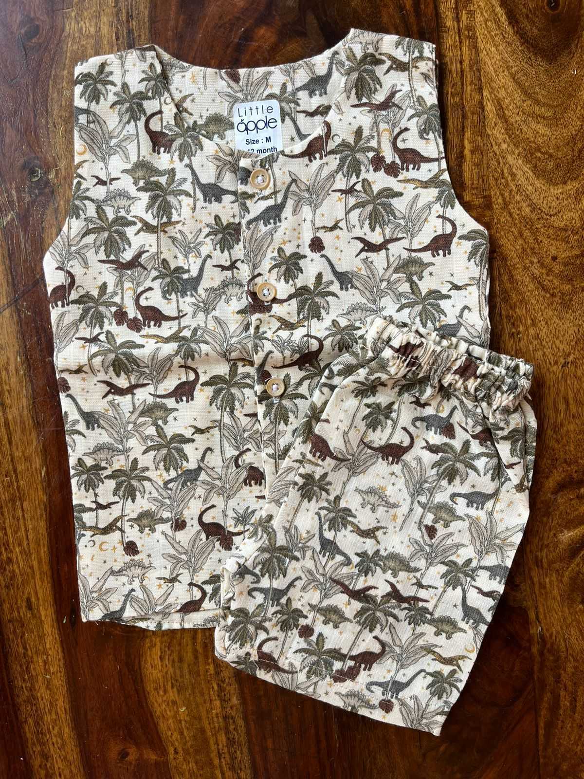 Organic Muslin Jabla with Shorts