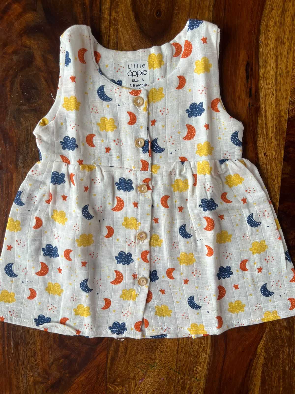 Organic Muslin Baby Frock