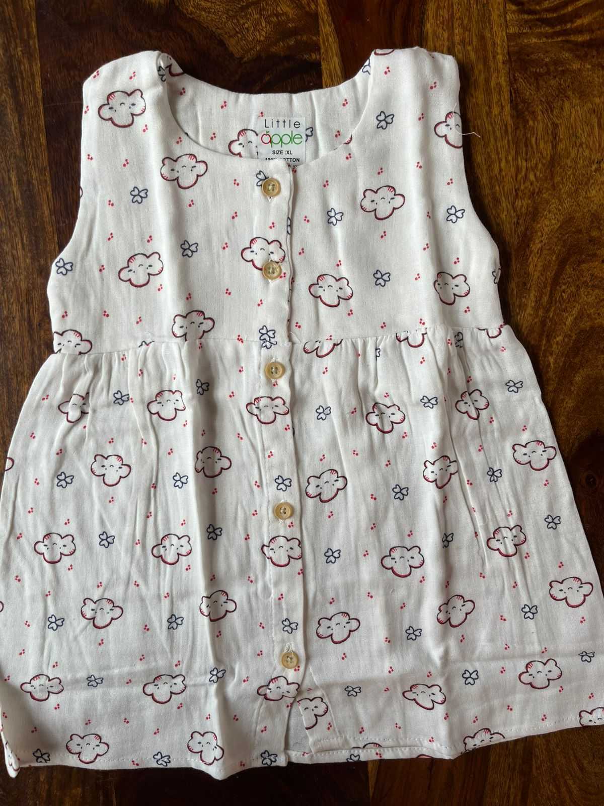 Organic Muslin Baby Frock