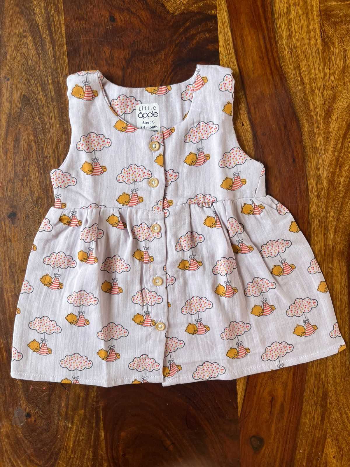 Organic Muslin Baby Frock