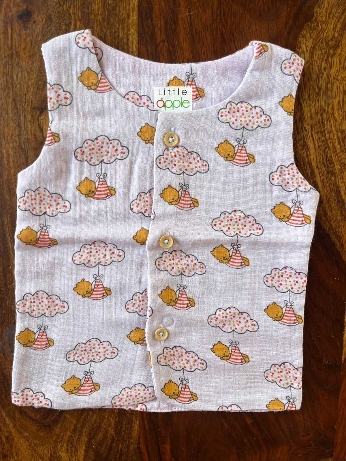 Pure Organic Muslin Cotton Jabla