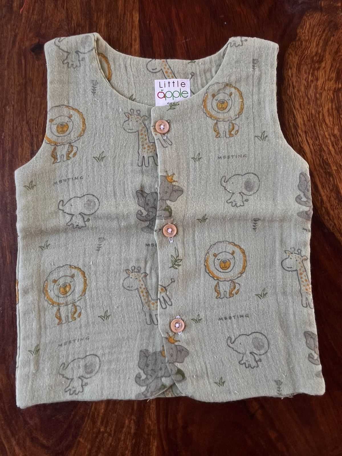 Pure Organic Muslin Cotton Jabla