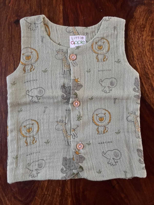 Pure Organic Muslin Cotton Jabla