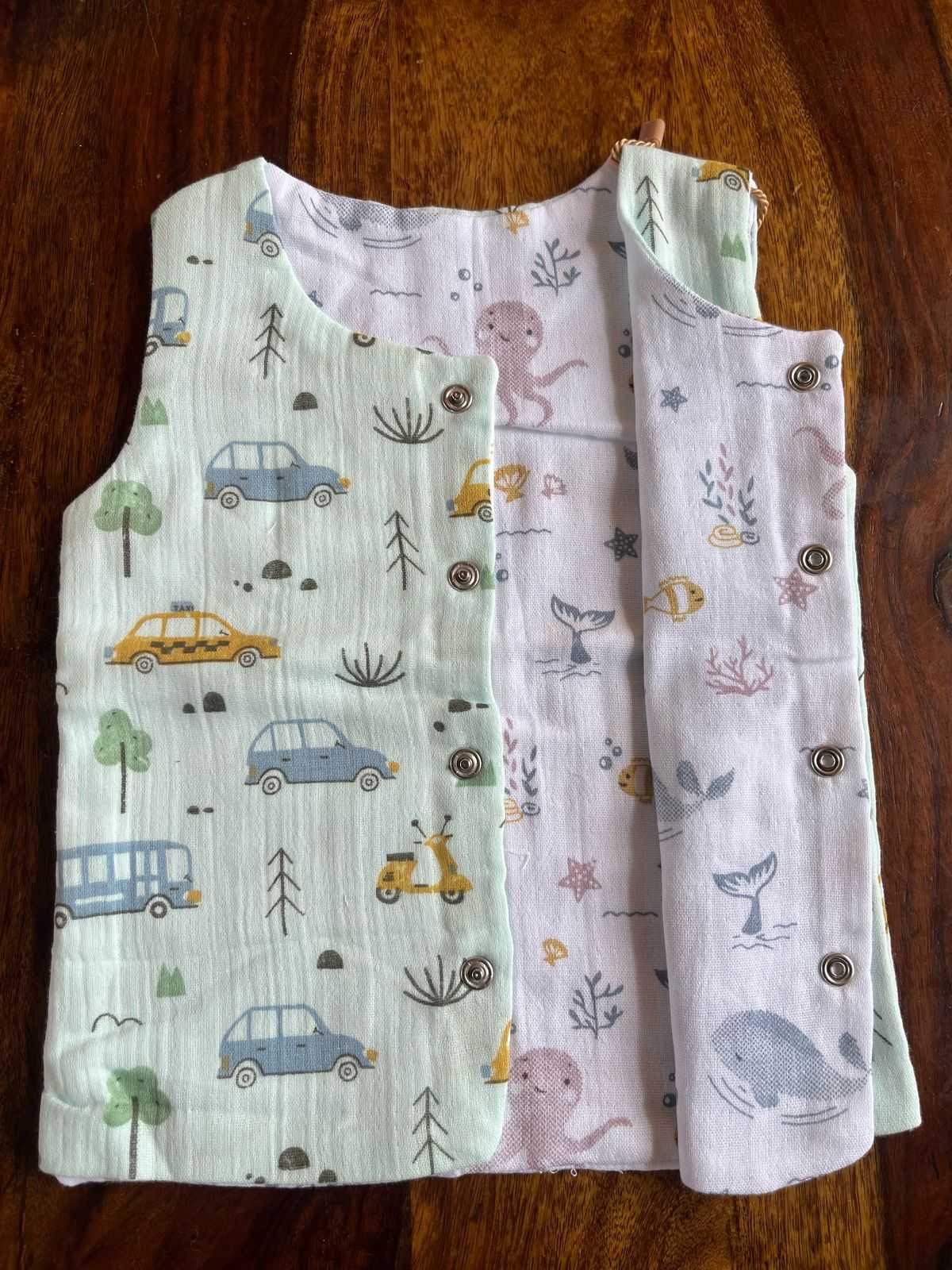 Reversible Organic Muslin Jabla
