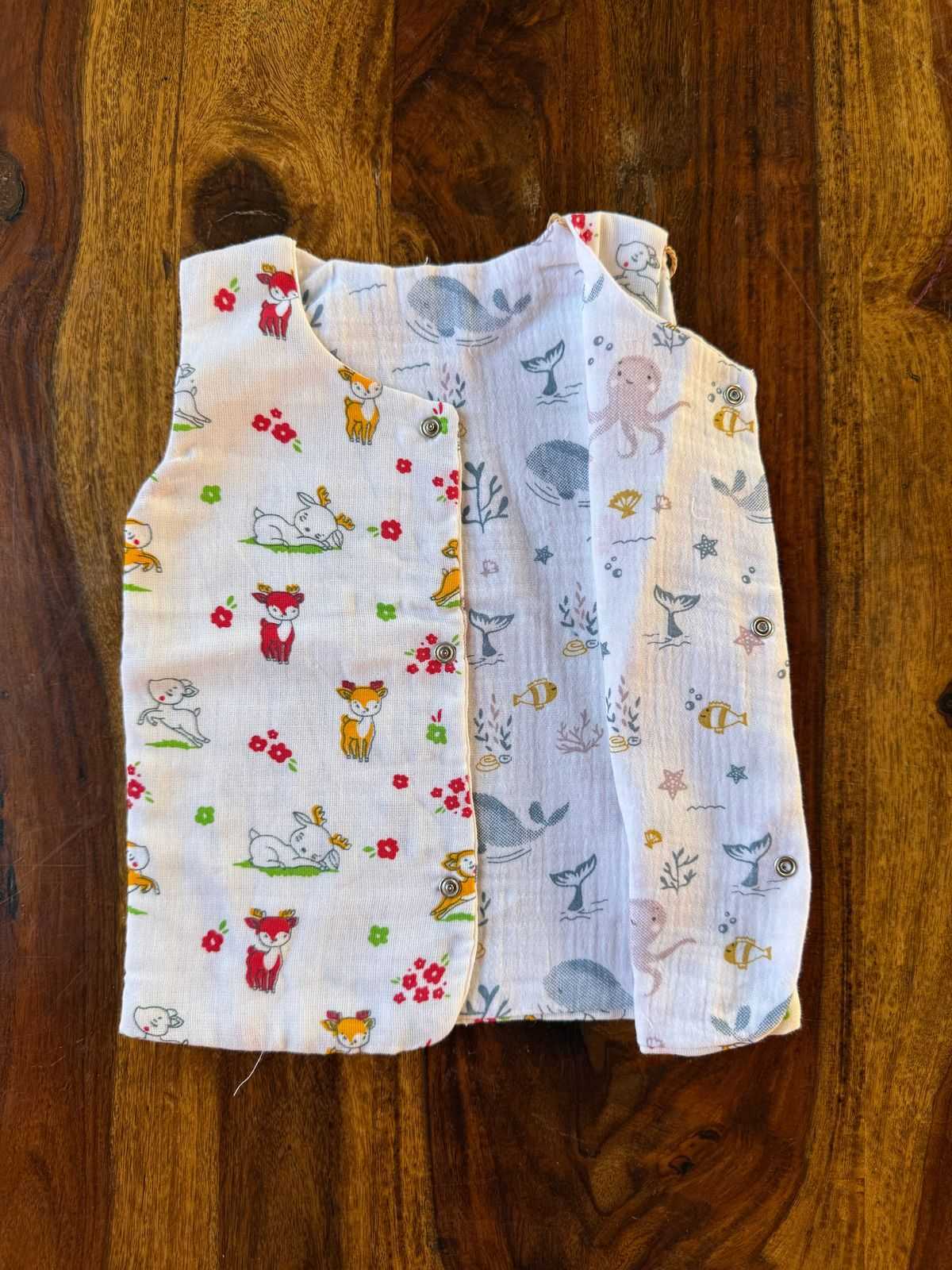 Reversible Organic Muslin Jabla