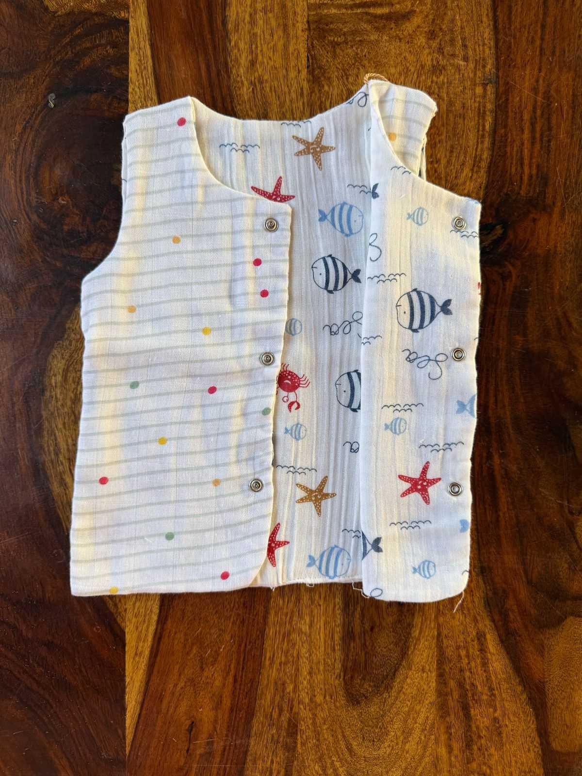Reversible Organic Muslin Jabla