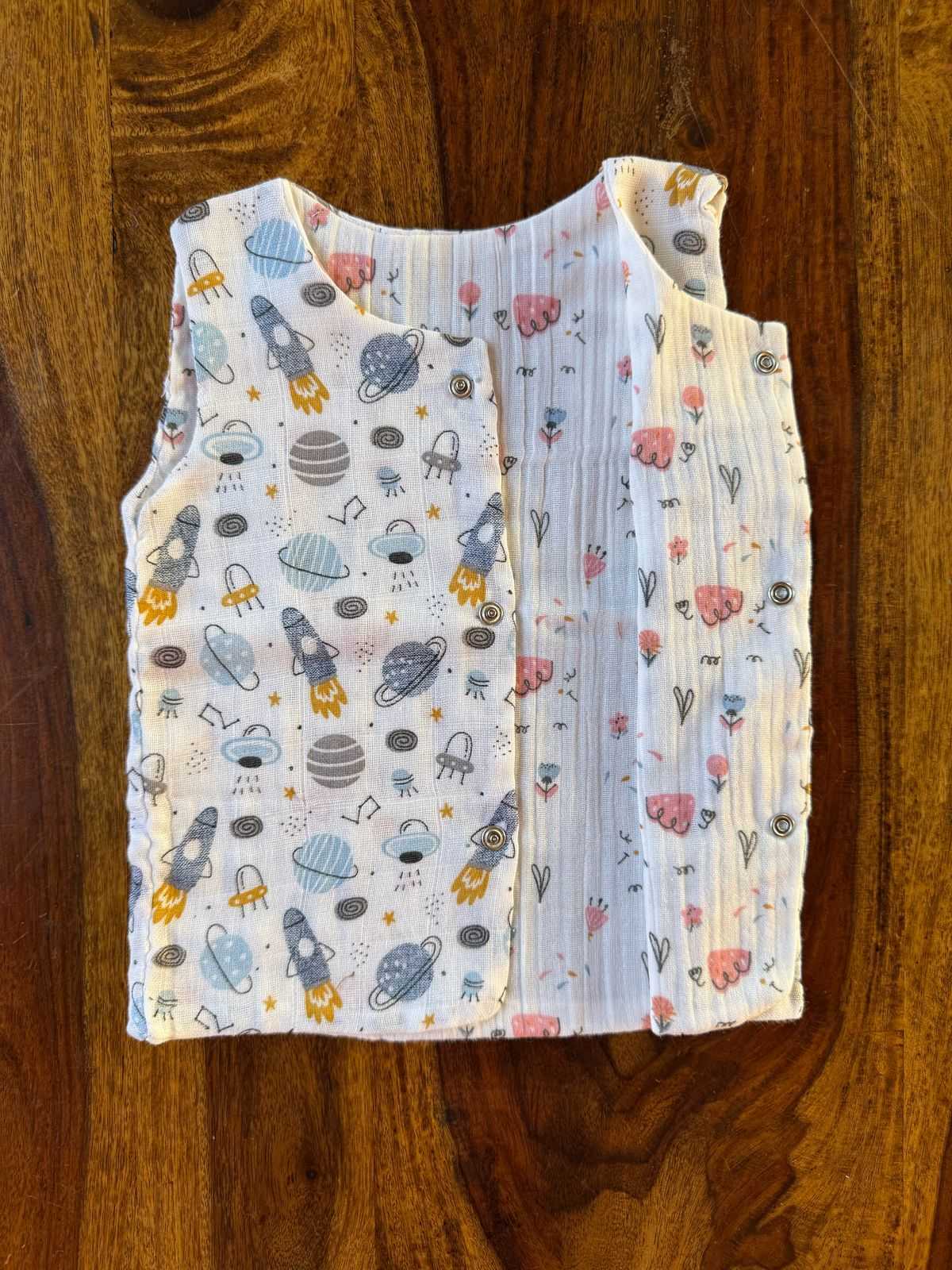 Reversible Organic Muslin Jabla