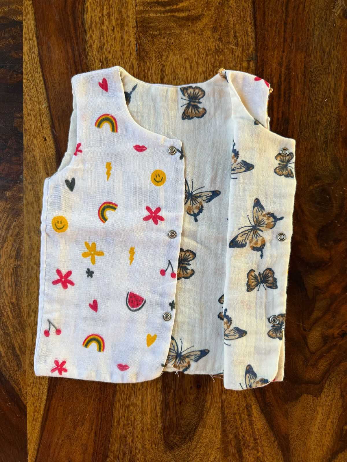 Reversible Organic Muslin Jabla