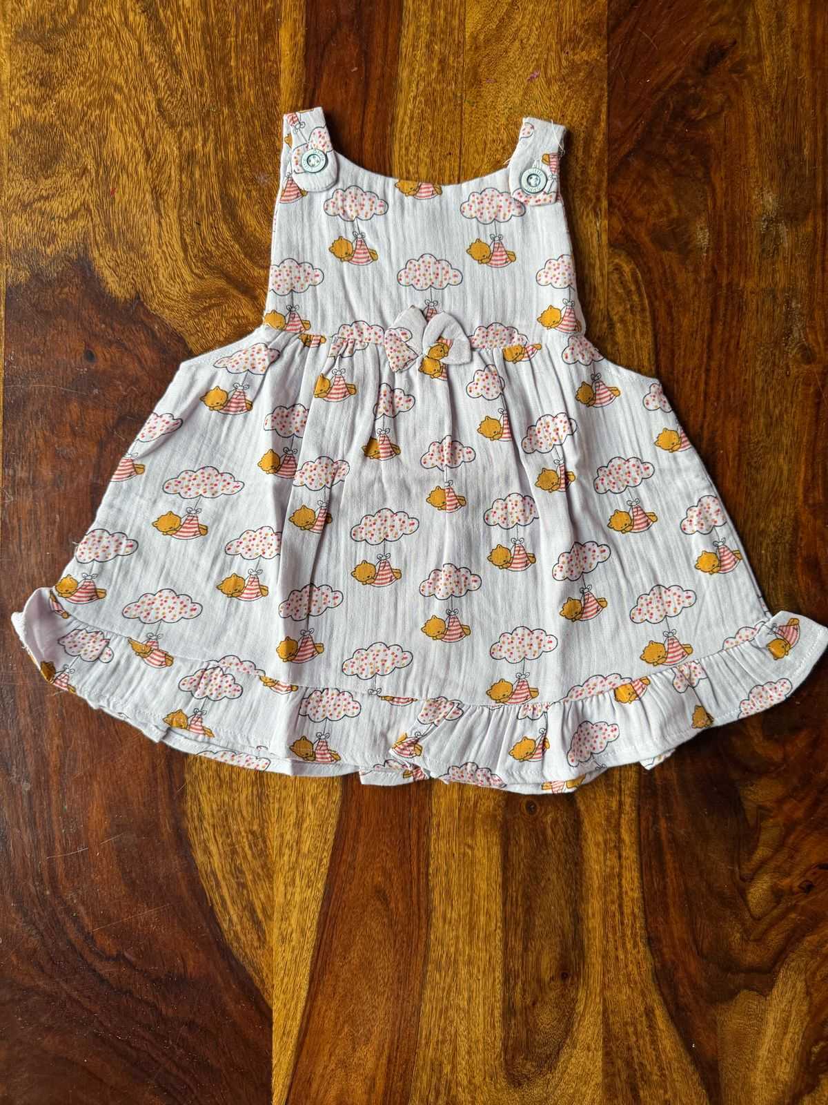 Organic Muslin Flared Dress