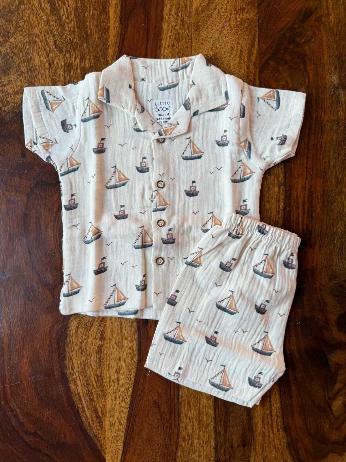 Muslin Collared Co-Ord Set