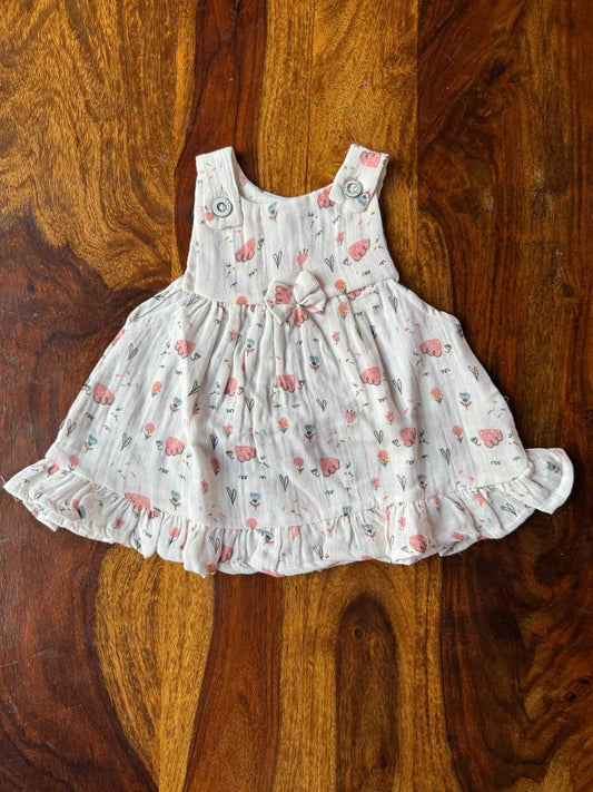 Organic Muslin Flared Dress