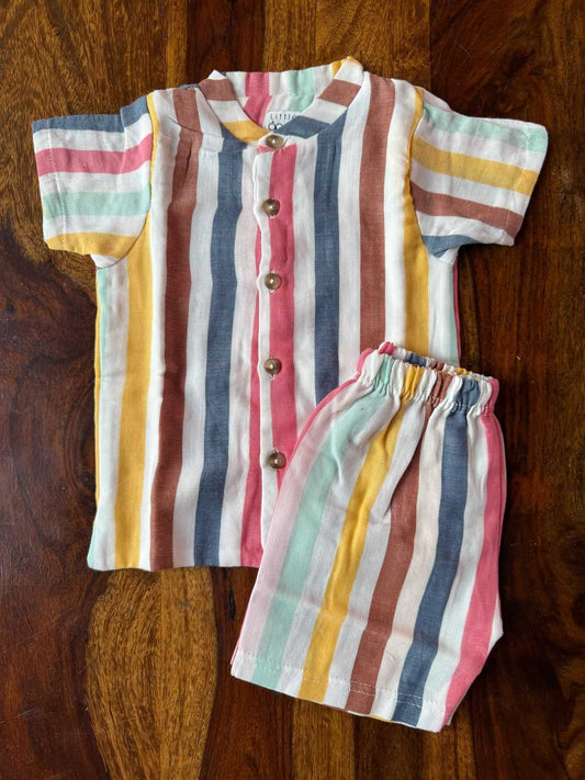 Muslin Collared Co-Ord Set