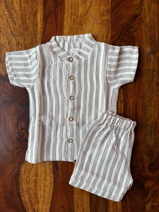Muslin Collared Co-Ord Set