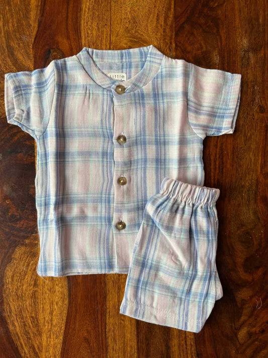 Muslin Collared Co-Ord Set