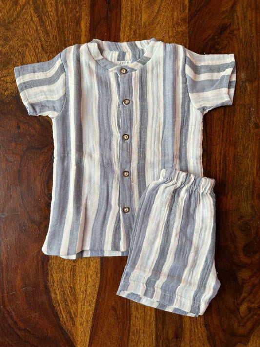 Muslin Collared Co-Ord Set