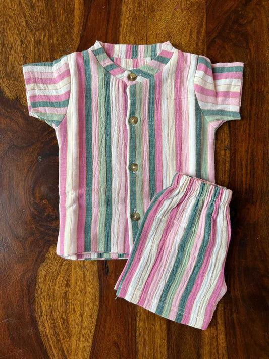 Muslin Collared Co-Ord Set