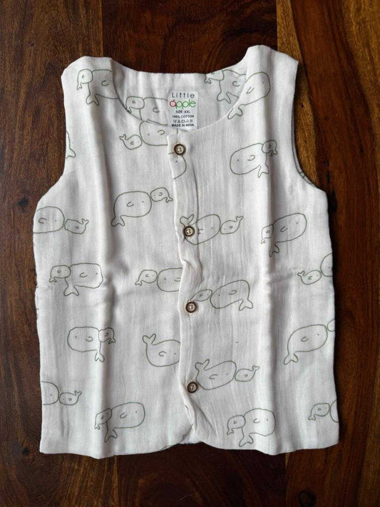 Pure Organic Muslin Cotton Jabla
