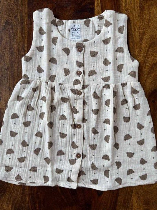 Organic Muslin Baby Frock