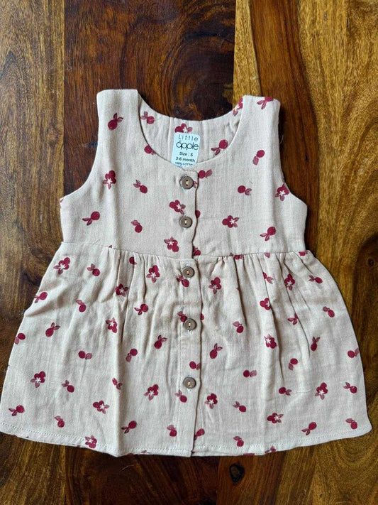 Organic Muslin Baby Frock