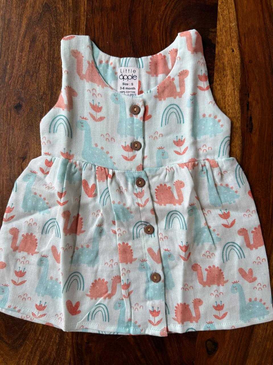 Organic Muslin Baby Frock