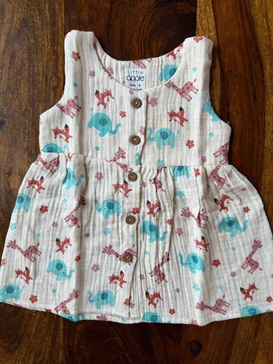 Organic Muslin Baby Frock