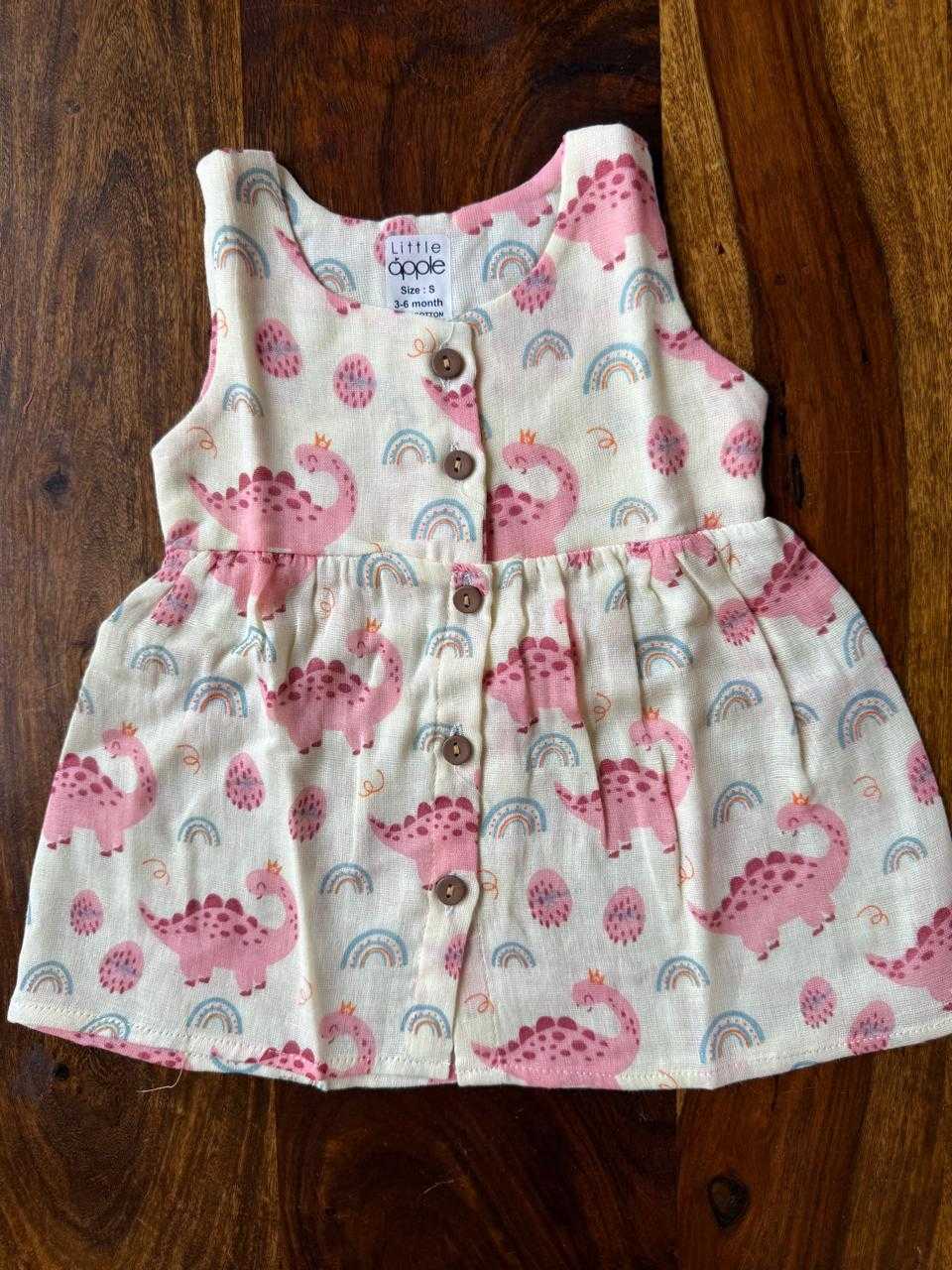 Organic Muslin Baby Frock