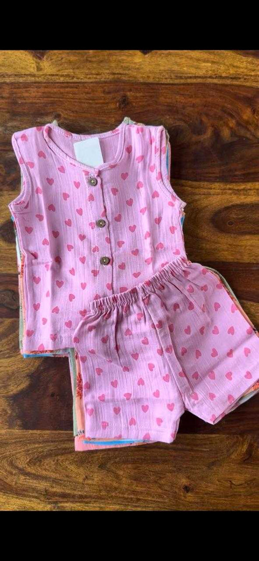 Organic Muslin Jabla with Shorts
