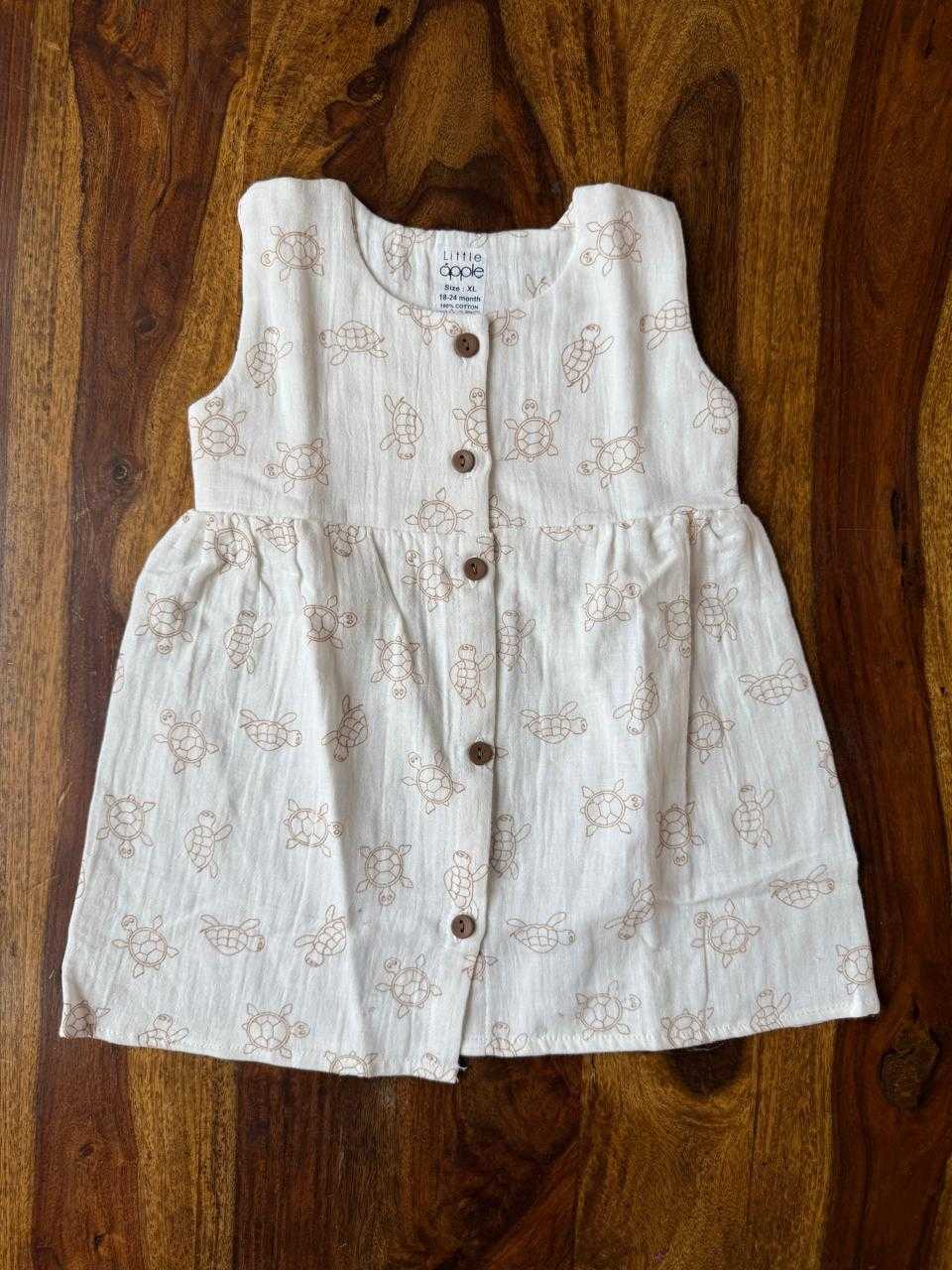 Organic Muslin Baby Frock
