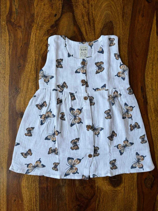 Organic Muslin Baby Frock