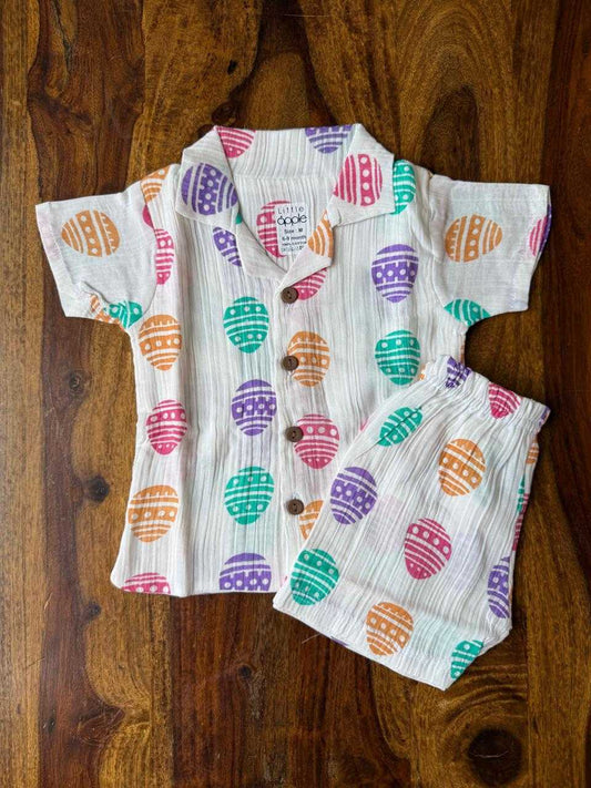 Muslin Collared Co-Ord Set