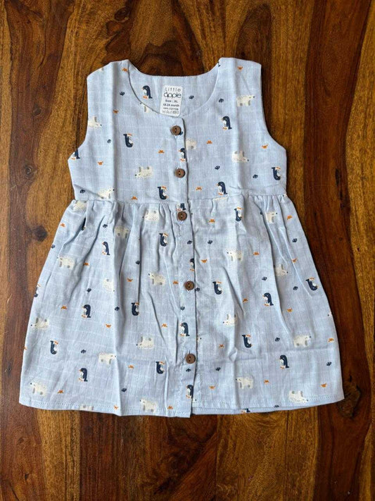 Organic Muslin Baby Frock