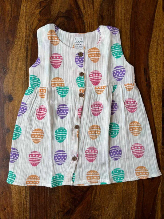 Organic Muslin Baby Frock