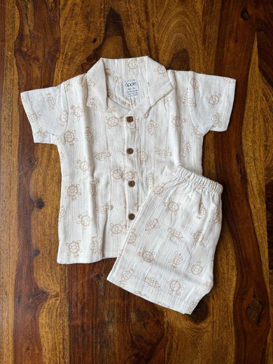 Muslin Collared Co-Ord Set