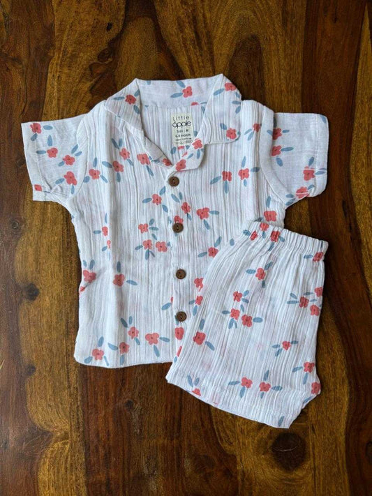 Muslin Collared Co-Ord Set