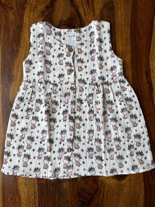 Organic Muslin Baby Frock